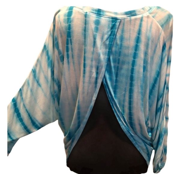 Anthropologie Split Back San & Soni Tie Dye Top XS - Picture 2 of 6